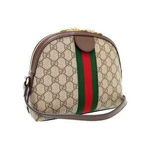 Gucci GG Brown Canvas Ophidia Ebony Beige Supreme Bag Shoulder